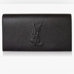 Yves saint Laurent black belle de jour clutch